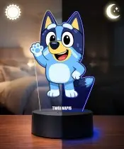 copy of Die Eiskönigin Elsa Anna LED 3D Lampe mit personalisiertem Namen – Geschenk für Mädchen