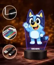 copy of Die Eiskönigin Elsa Anna LED 3D Lampe mit personalisiertem Namen – Geschenk für Mädchen