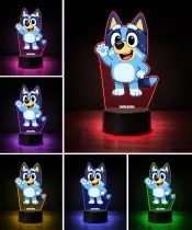 copy of Die Eiskönigin Elsa Anna LED 3D Lampe mit personalisiertem Namen – Geschenk für Mädchen