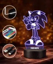 3D-Plexido-LED-Lampe Sonic Fairy Tale