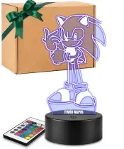 Lampka LED 3D Plexido Bajka Sonic