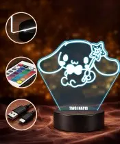 Lampka LED 3D Plexido Hello Kitty Cinamonroll