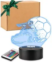 Lampka LED 3D Plexido Bokser Piłka Nożna Piłkarz Sport