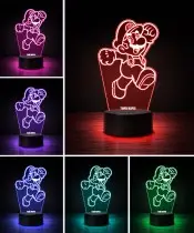 Plexido Mario Bros 3D LED Lamp