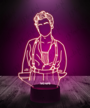 Lampka LED 3D Plexido Harry Styles Gwiazda - 2