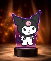 Lampka LED 3D Plexido z Nadrukiem Hello Kitty Kuromi