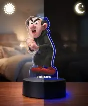 Lampka LED 3D z Nadrukiem UV Smerfy Gargamel