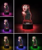 3D LED Lamp with UV Print Smurfs Gargamel