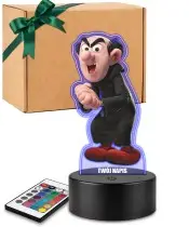 3D LED Lamp with UV Print Smurfs Gargamel