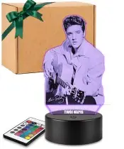 Lampka LED 3D Elvis Presley