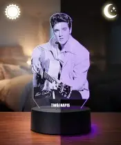 Lampka LED 3D Elvis Presley