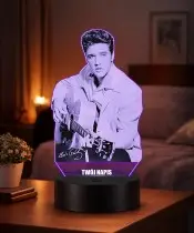 Lampka LED 3D Elvis Presley