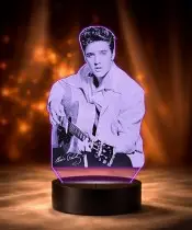 Lampka LED 3D Elvis Presley