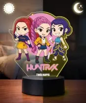 K-Pop Dämonenjäger Huntrix 3D-LED-Lampe