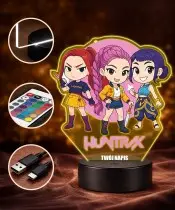 K-pop Demon Hunters Huntrix 3D LED Lamp