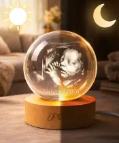 copy of 3D Crystal Ball Valentine's Day Wedding Gift with Your Photo Together