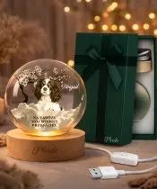 copy of 3D-Kristallkugel – Valentinstags- und Hochzeitsgeschenk mit Ihrem gemeinsamen Foto
