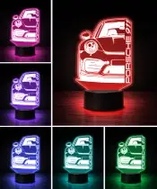3D Plexido LED Lamp Car Porsche 911