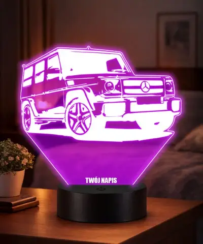 3D-Plexido-LED-Lampe Auto...