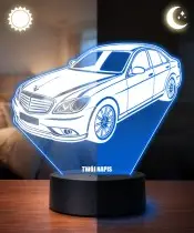 3D Plexido LED Lamp Car Mercedes S-Class W221