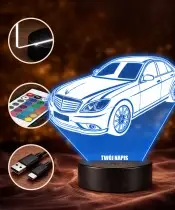 3D Plexido LED Lamp Car Mercedes S-Class W221