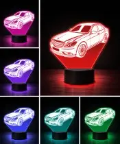 Lampka LED 3D Plexido Samochód Mercedes S Klasa W221