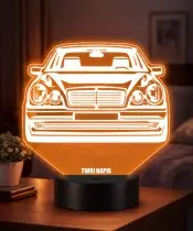Lampka LED 3D Plexido Samochód Mercedes E Klasa W210
