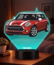 3D LED Lamp with UV Print Car MINI Cooper S