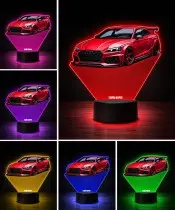 Lampka LED 3D z Nadrukiem UV Samochód Audi RS5 Coupe