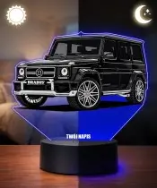 3D-LED-Lampe mit UV-Druck Auto Mercedes G-Klasse Brabus 800