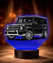 3D-LED-Lampe mit UV-Druck Auto Mercedes G-Klasse Brabus 800
