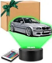 Lampka LED 3D z Nadrukiem UV Samochód BMW Seria 3 E46 Sedan