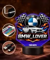 3D LED Lamp with UV Print Car BMW M4 Coupe BMW Lover