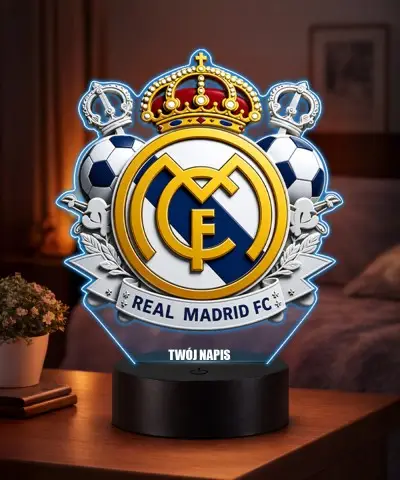 Real Madrid Fußball 3D LED...