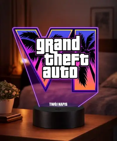 Lampka Nocna LED 3D GTA 6...