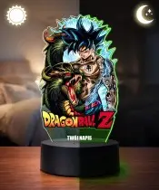 Lampka Nocna LED 3D Dragon Ball Goku i Smok z Imieniem