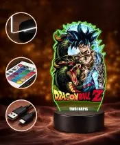 Lampka Nocna LED 3D Dragon Ball Goku i Smok z Imieniem