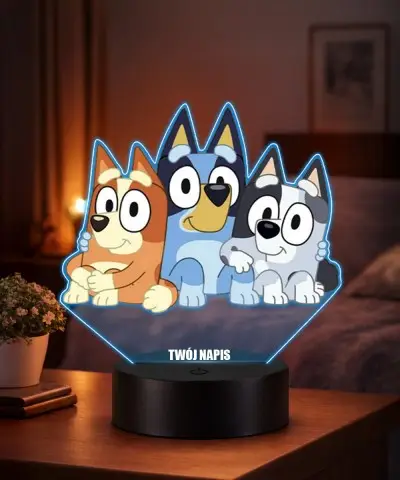 Bluey Bingo and Muffin 3D...