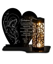 Znicz solarny Serce — GS-O8
