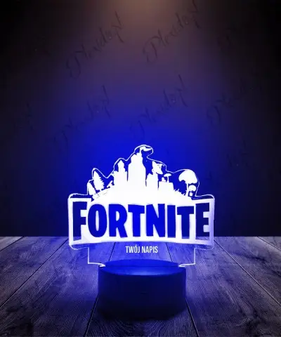 Lampka LED 3D Plexido Fortnite Postacie