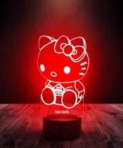 Lampka LED 3D Plexido Hello Kitty