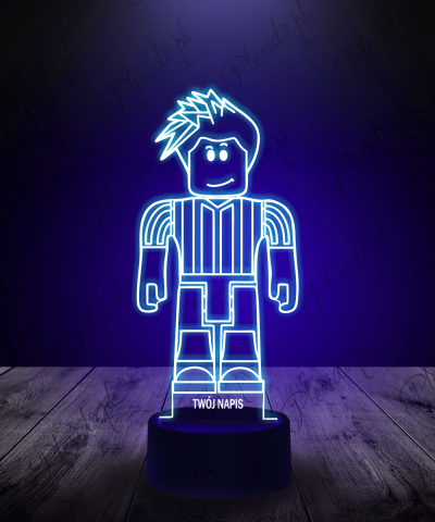 lampka_led_3d_plexido_roblox_chłopak