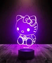 Lampka LED 3D Plexido Hello Kitty