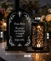 Znicz personalizowany — GR-O2 — ujęcie 6