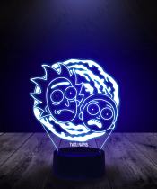 lampka_led_3d_plexido_rick_and_morty_tunel