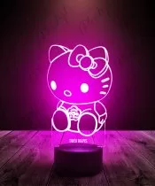 Lampka LED 3D Plexido Hello Kitty