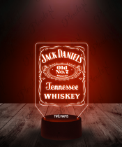 Lampka LED 3D Plexido Jack Daniels - 2