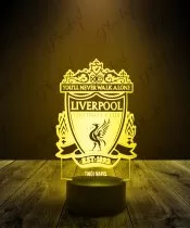 Lampka LED 3D Plexido Liverpool Logo