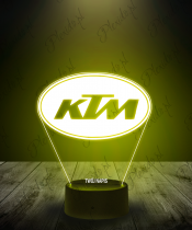 Lampka LED 3D Plexido KTM Logo - 2