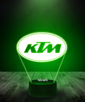 Lampka LED 3D Plexido KTM Logo - 2